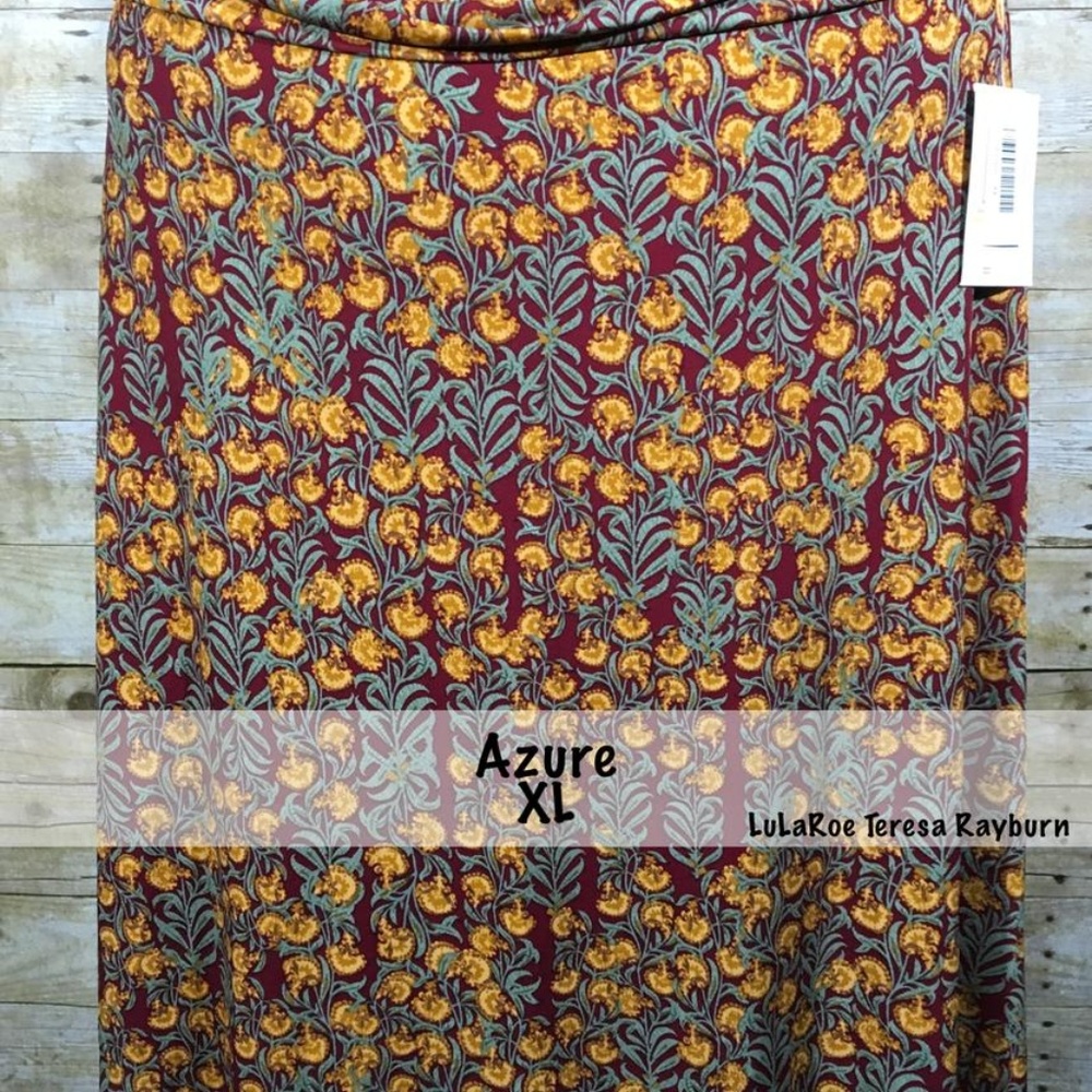 Lularoe Azure Skirt Size XL - NWT